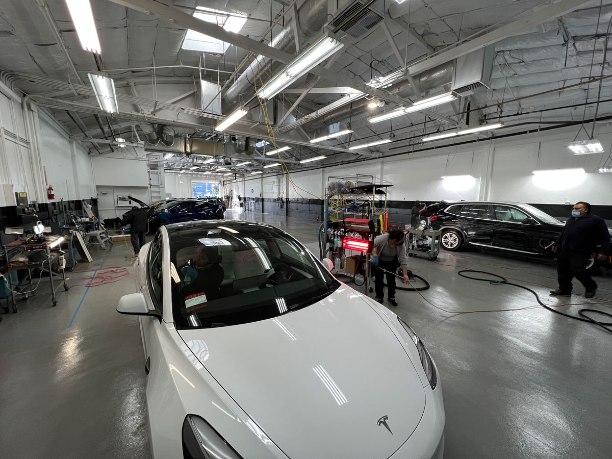 Inside the California Detailing studio