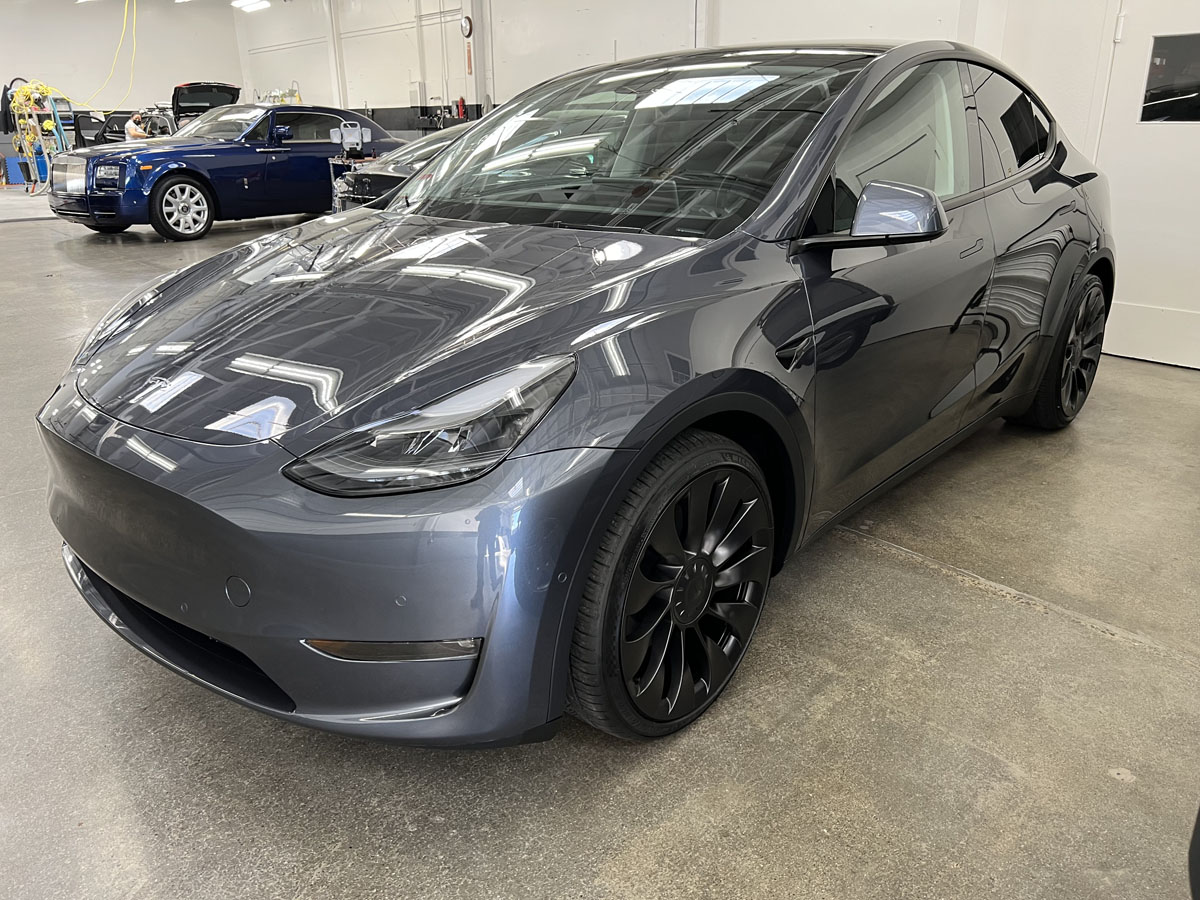 Tesla after full detail